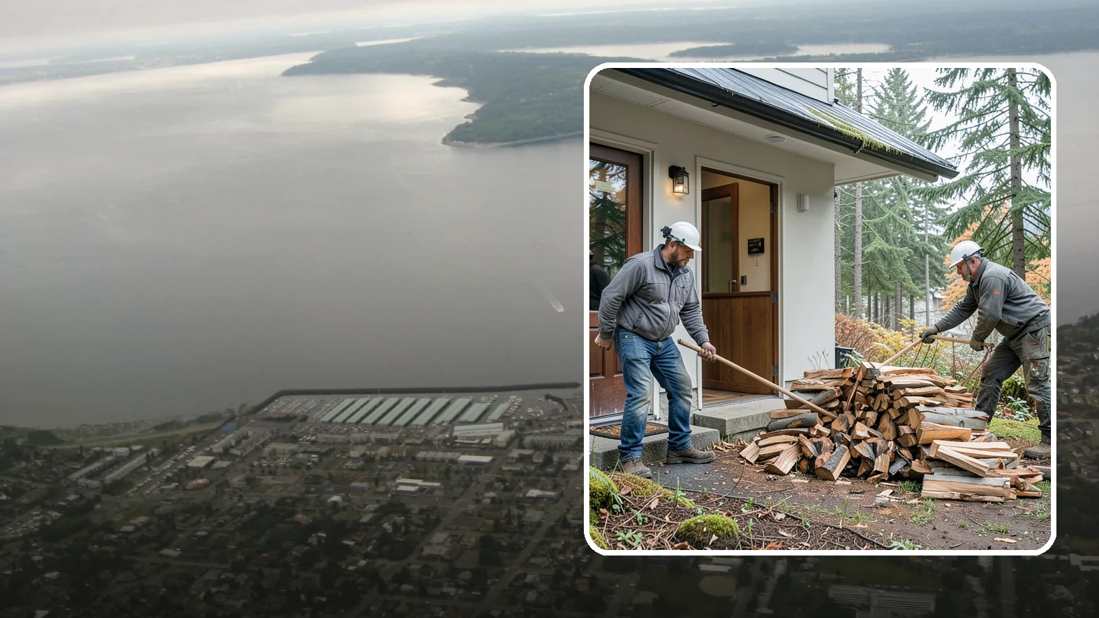 Storm Salvage Firewood in Des Moines, King County, WA - We salvage wood from storm-downed trees across the Northwest and process it into firewood you can burn.