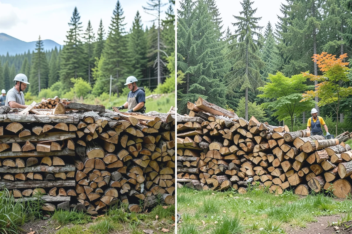 Storm Salvage Firewood in Des Moines, King County, WA - Salvage suitable wood from storm-downed trees
