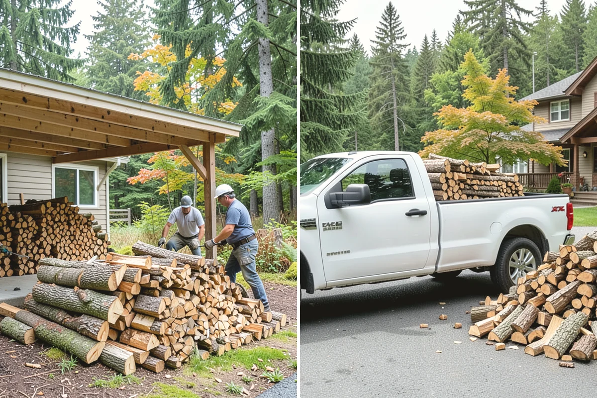 Storm Salvage Firewood in Duvall, King County, WA - Salvage suitable wood from storm-downed trees