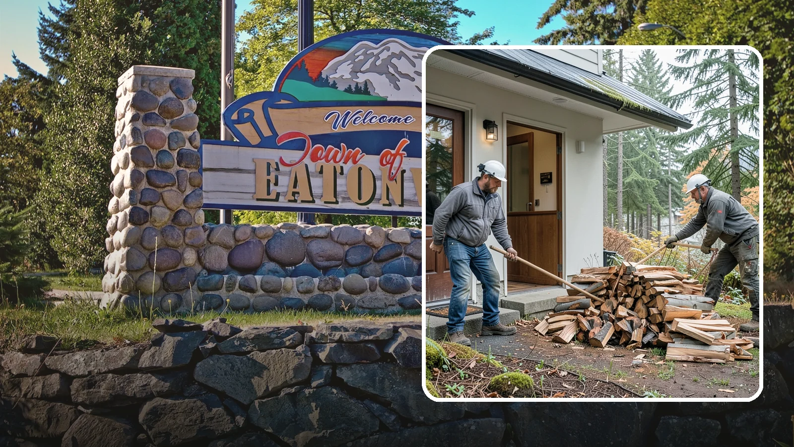 Storm Salvage Firewood in Eatonville, WA - We salvage wood from storm-downed trees across the Northwest and process it into firewood you can burn.