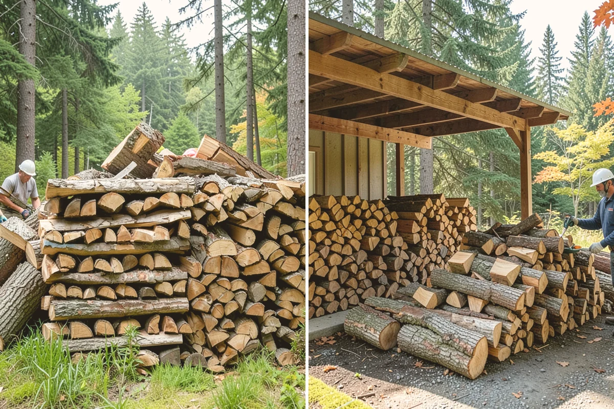 Storm Salvage Firewood in Eatonville, WA - Salvage suitable wood from storm-downed trees