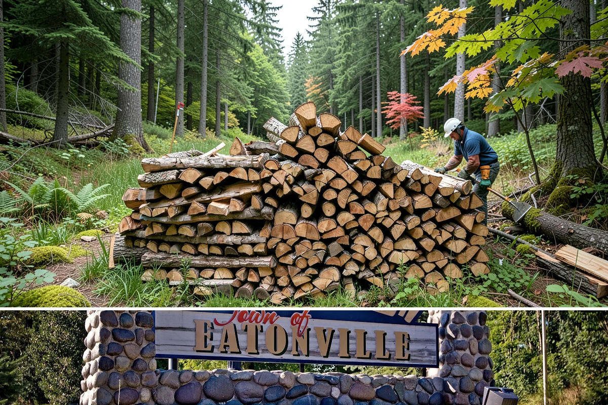 Storm Salvage Firewood in Eatonville, WA - Salvage supply peaks after fall and winter storm seasons, when downed wood is most plentiful for processing.