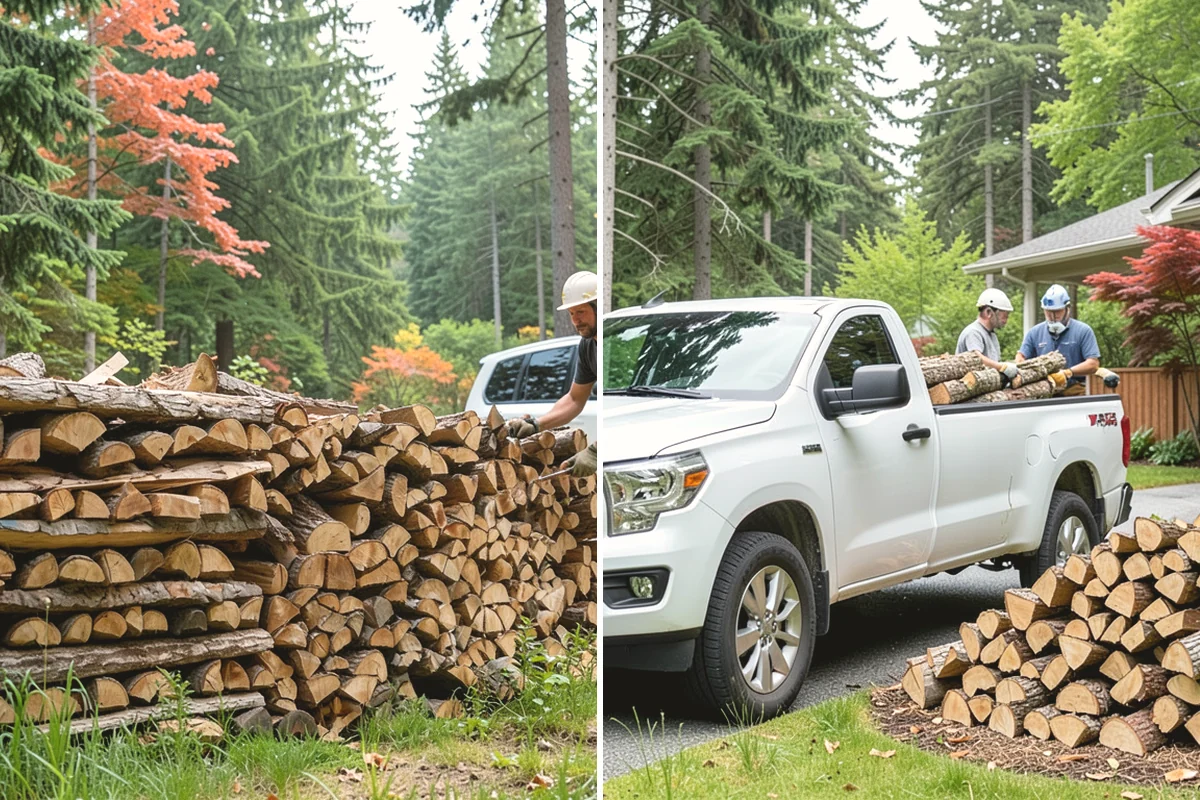 Storm Salvage Firewood in Edgewood, Pierce County, WA - Salvage suitable wood from storm-downed trees