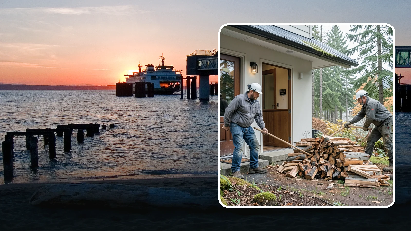 Storm Salvage Firewood in Edmonds, Snohomish County, WA - We salvage wood from storm-downed trees across the Northwest and process it into firewood you can burn.