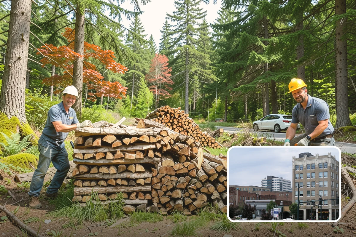 Storm Salvage Firewood in Everett, Snohomish County, WA - Turns storm-downed trees into usable firewood
