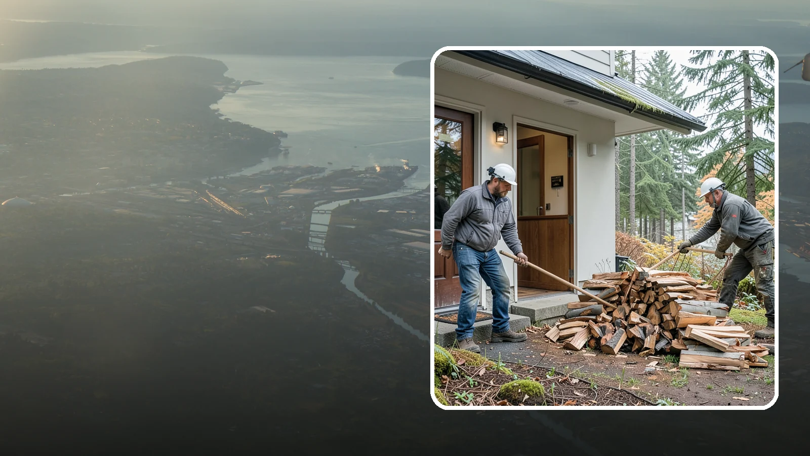 Storm Salvage Firewood in Fife, Pierce County, WA - We salvage wood from storm-downed trees across the Northwest and process it into firewood you can burn.