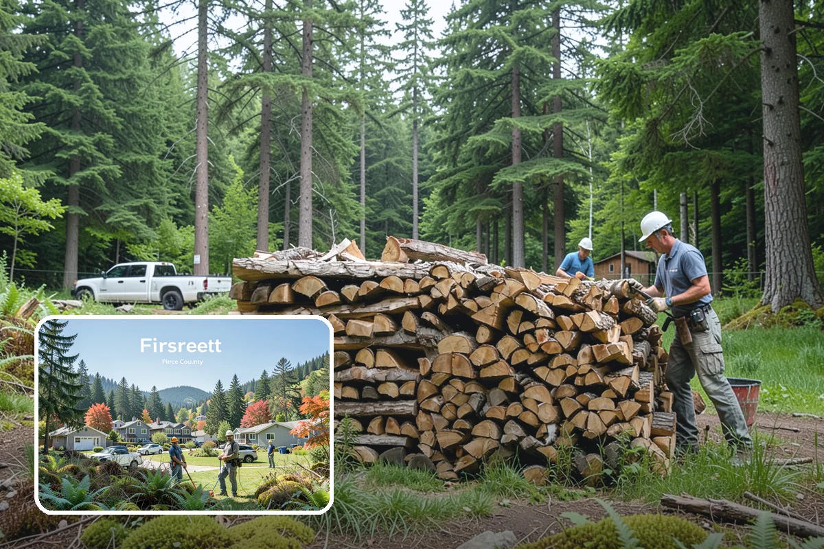 Storm Salvage Firewood in Fircrest, Pierce County, WA - Turns storm-downed trees into usable firewood
