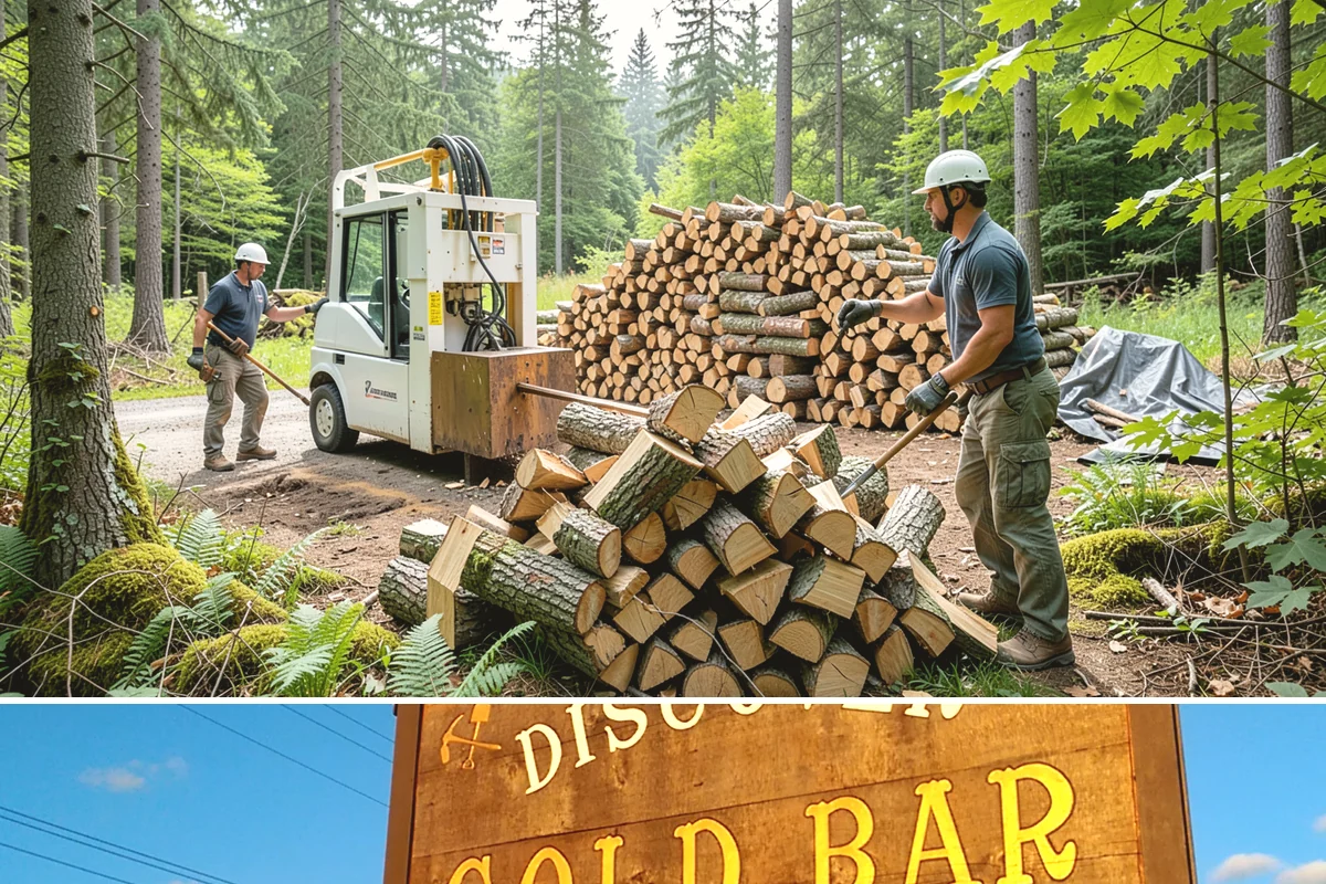 Storm Salvage Firewood in Gold Bar, Snohomish County, WA - Salvage supply peaks after fall and winter storm seasons, when downed wood is most plentiful for processing.