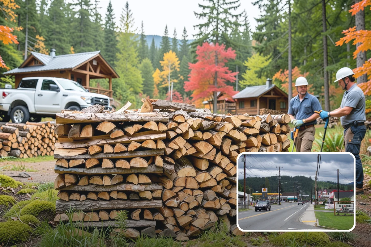 Storm Salvage Firewood in Granite Falls, Snohomish County, WA - Turns storm-downed trees into usable firewood