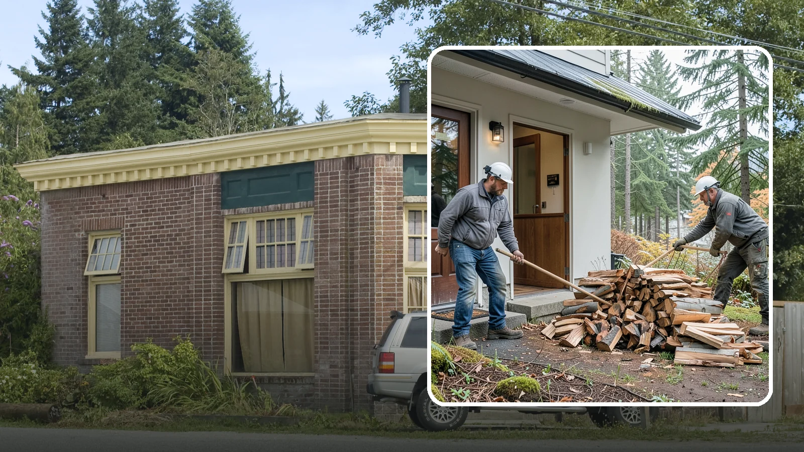 Storm Salvage Firewood in Hamilton, Skagit County, WA - We salvage wood from storm-downed trees across the Northwest and process it into firewood you can burn.
