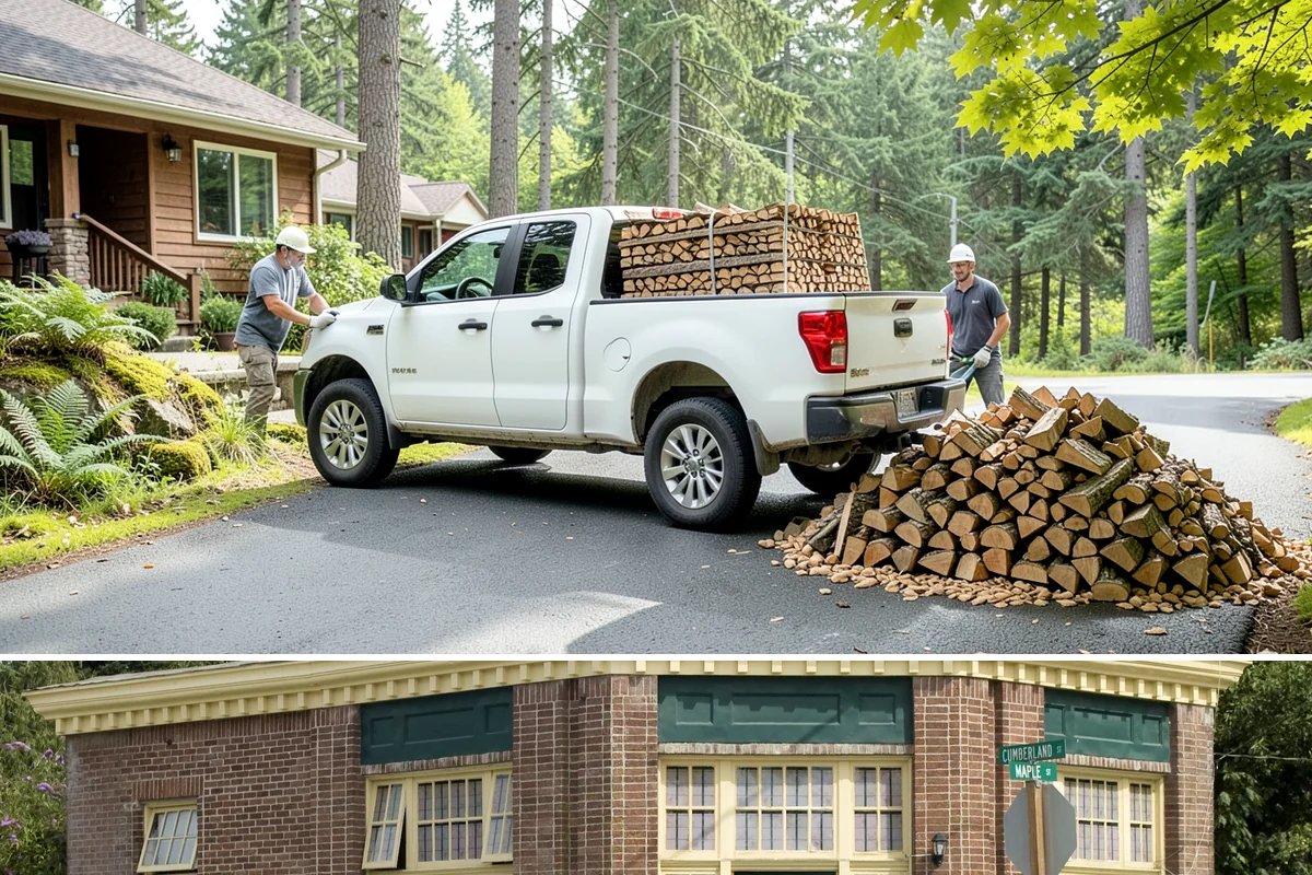 Storm Salvage Firewood in Hamilton, Skagit County, WA - Salvage supply peaks after fall and winter storm seasons, when downed wood is most plentiful for processing.