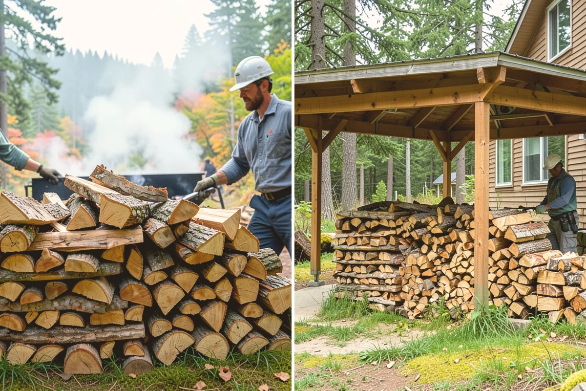 Storm Salvage Firewood in Index, Snohomish County, WA - Salvage suitable wood from storm-downed trees