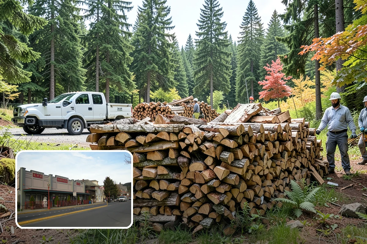 Storm Salvage Firewood in Issaquah, King County, WA - Turns storm-downed trees into usable firewood