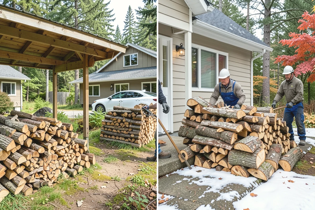 Storm Salvage Firewood in Issaquah, King County, WA - Salvage suitable wood from storm-downed trees