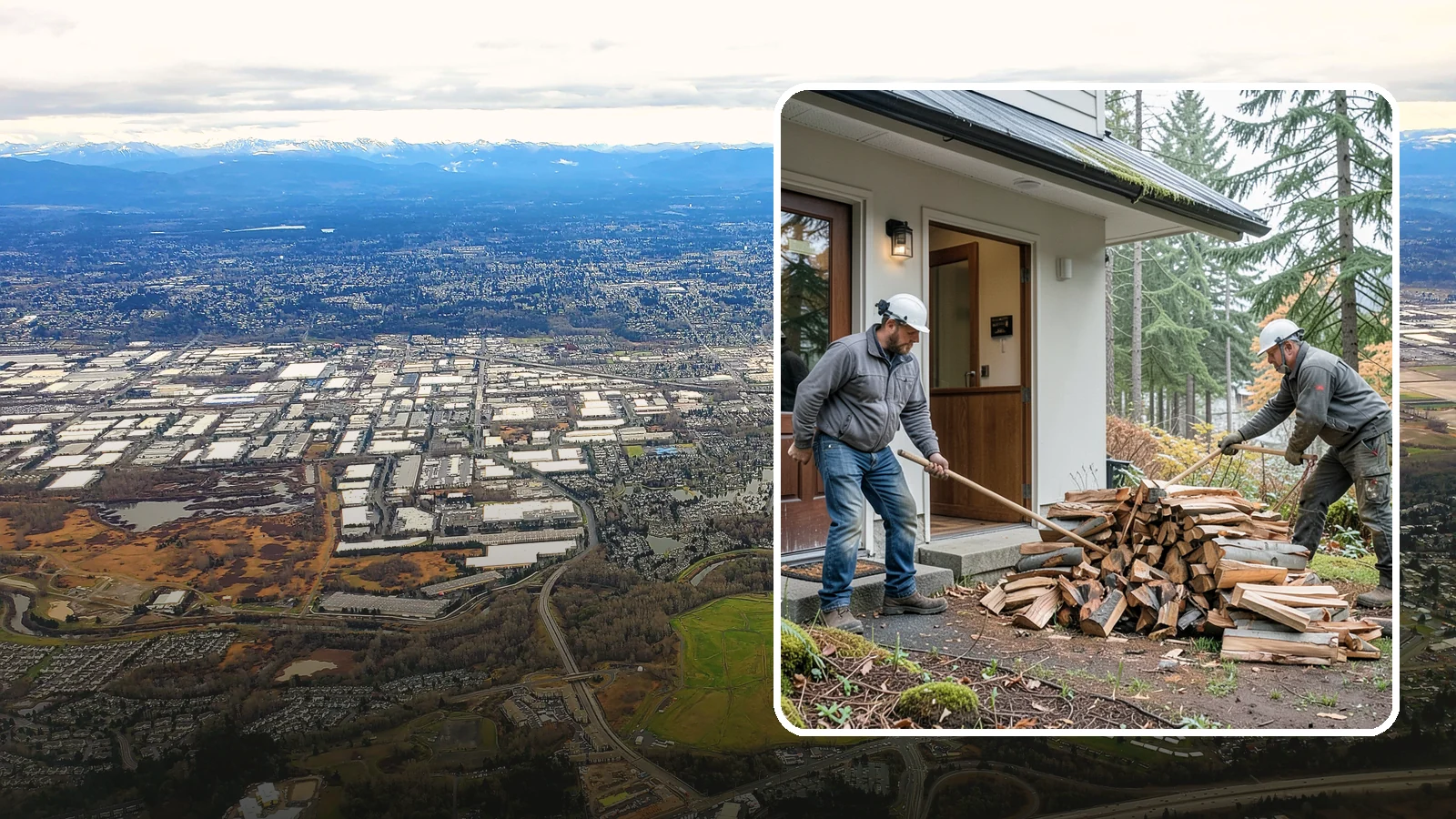 Storm Salvage Firewood in Kent, King County, WA - We salvage wood from storm-downed trees across the Northwest and process it into firewood you can burn.