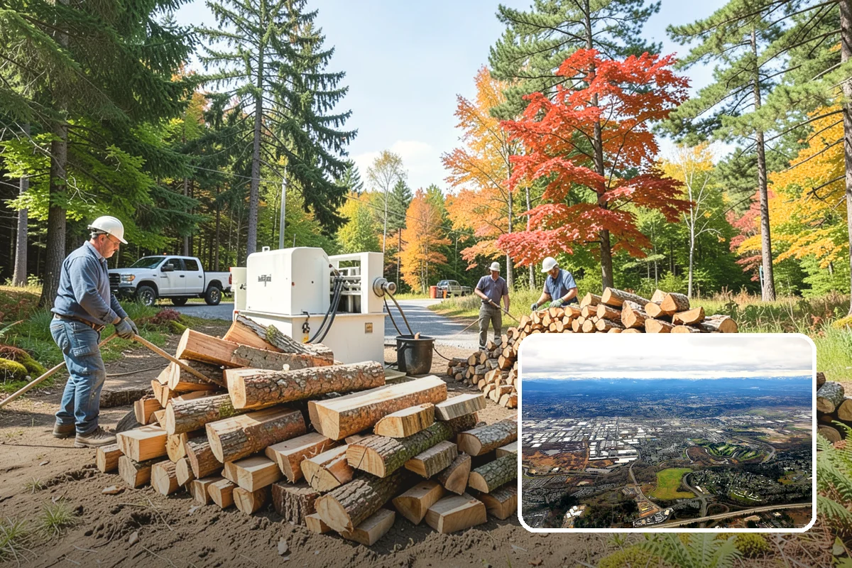 Storm Salvage Firewood in Kent, King County, WA - Turns storm-downed trees into usable firewood