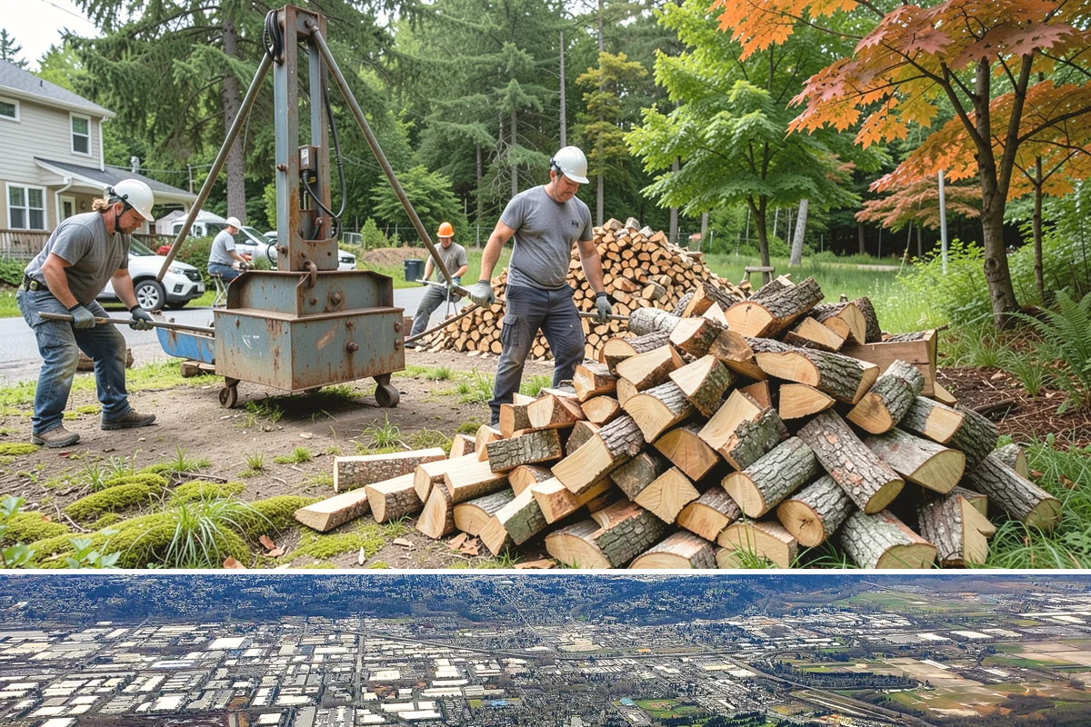 Storm Salvage Firewood in Kent, King County, WA - Salvage supply peaks after fall and winter storm seasons, when downed wood is most plentiful for processing.