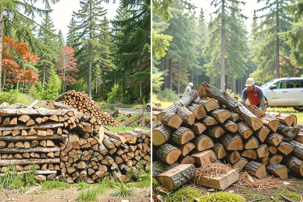Storm Salvage Firewood in La Conner, Skagit County, WA - Salvage suitable wood from storm-downed trees