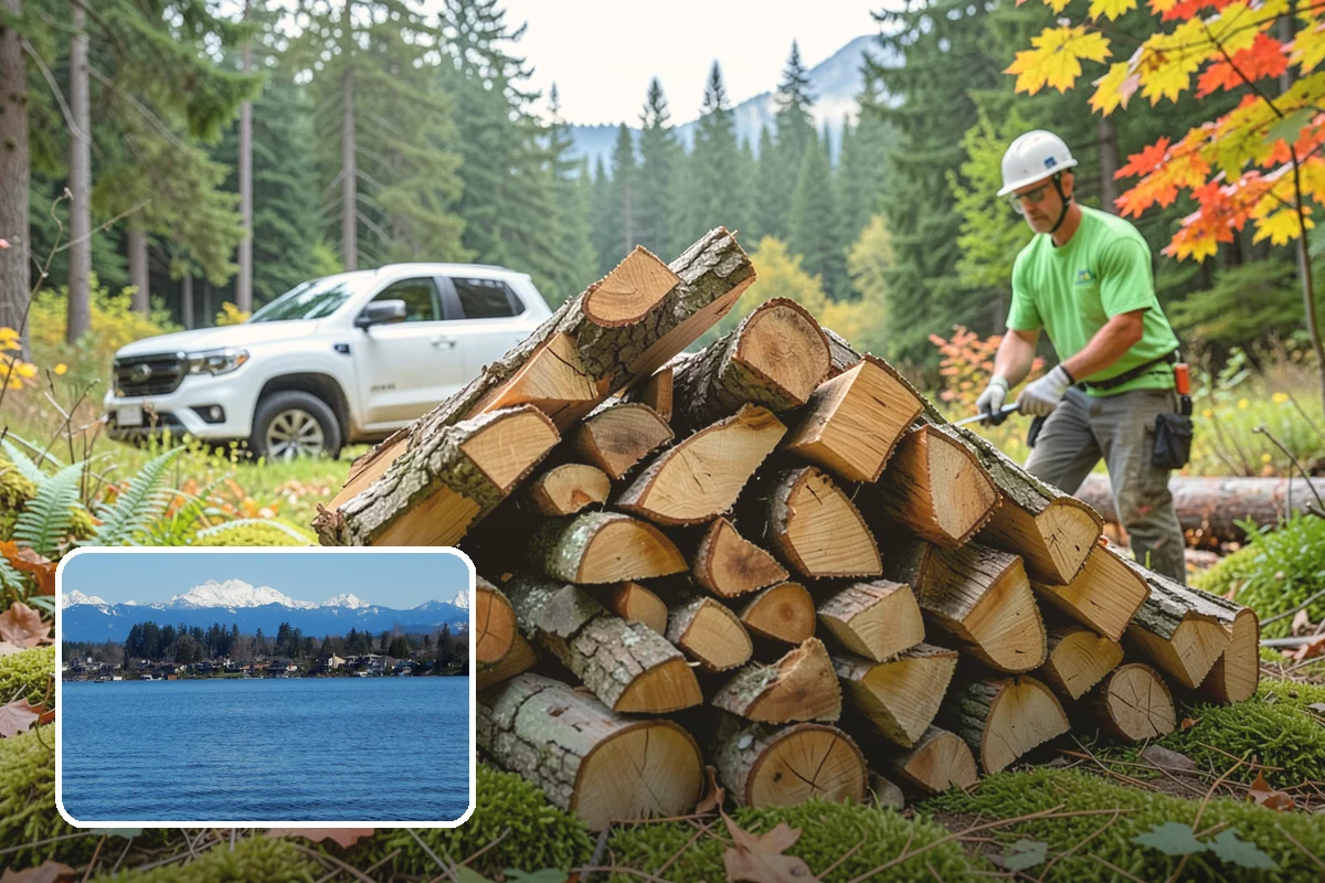 Storm Salvage Firewood in Lake Stevens, Snohomish County, WA - Turns storm-downed trees into usable firewood