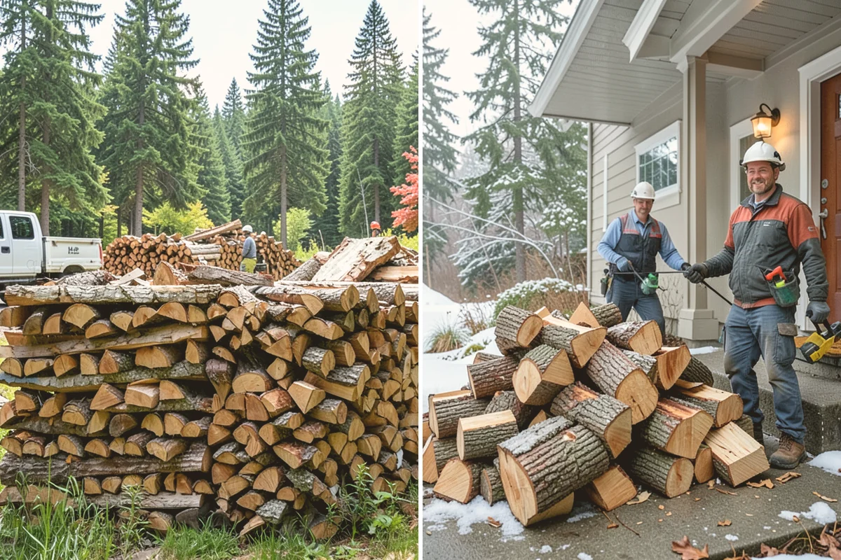 Storm Salvage Firewood in Langley, WA - Salvage suitable wood from storm-downed trees