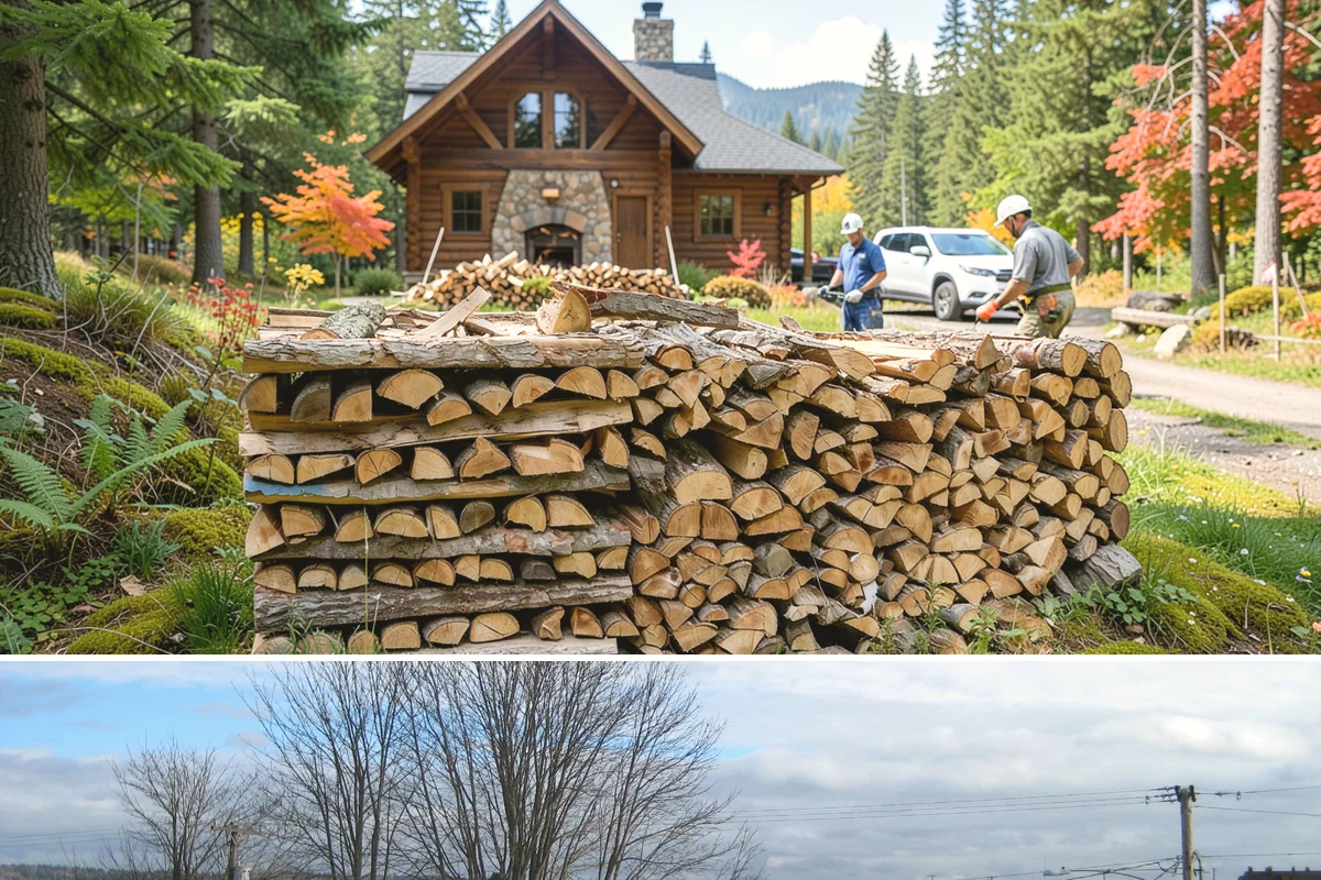 Storm Salvage Firewood in Langley, WA - Salvage supply peaks after fall and winter storm seasons, when downed wood is most plentiful for processing.