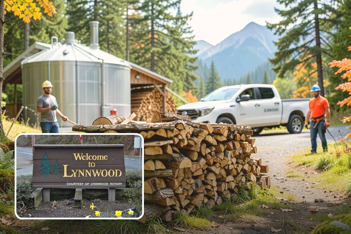 Storm Salvage Firewood in Lynnwood, Snohomish County, WA - Turns storm-downed trees into usable firewood