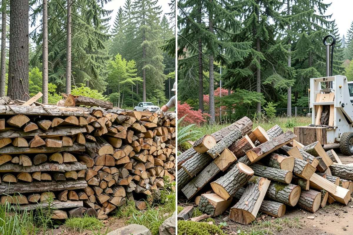 Storm Salvage Firewood in Maple Valley, King County, WA - Salvage suitable wood from storm-downed trees