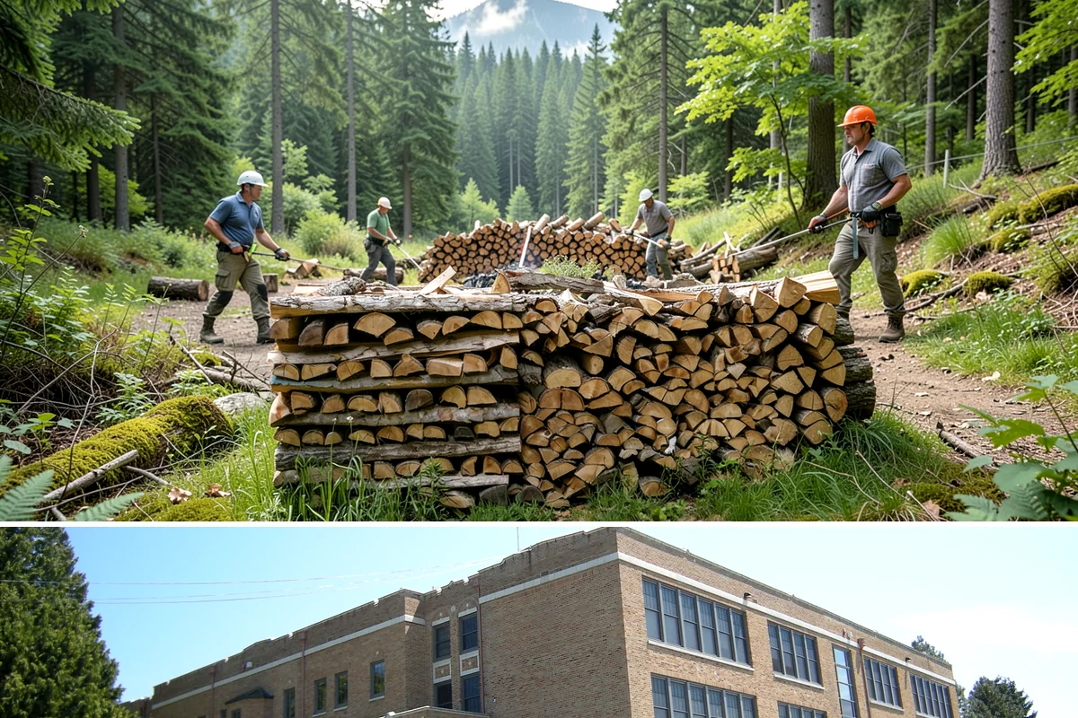 Storm Salvage Firewood in Maple Valley, King County, WA - Salvage supply peaks after fall and winter storm seasons, when downed wood is most plentiful for processing.