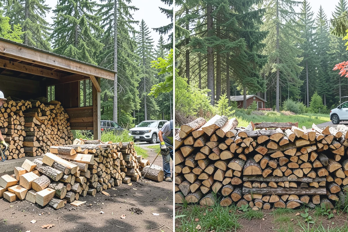 Storm Salvage Firewood in Medina, King County, WA - Salvage suitable wood from storm-downed trees