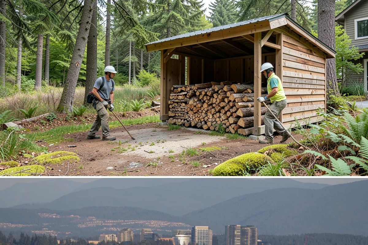 Storm Salvage Firewood in Medina, King County, WA - Salvage supply peaks after fall and winter storm seasons, when downed wood is most plentiful for processing.