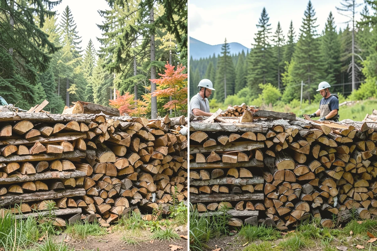 Storm Salvage Firewood in Mill Creek, Snohomish County, WA - Salvage suitable wood from storm-downed trees