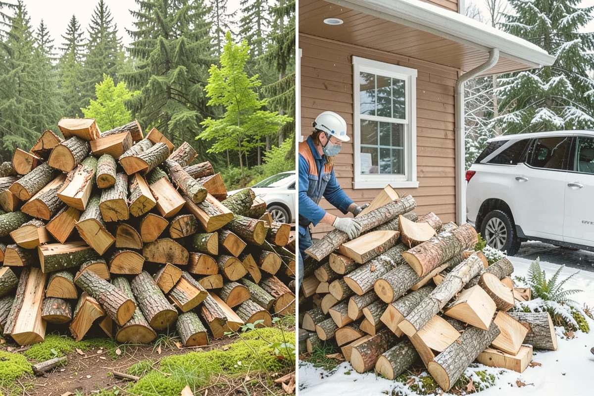 Storm Salvage Firewood in Milton, King County, WA - Salvage suitable wood from storm-downed trees