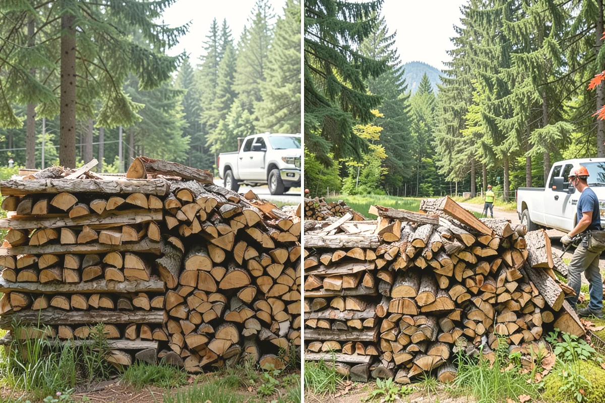 Storm Salvage Firewood in Monroe, Snohomish County, WA - Salvage suitable wood from storm-downed trees