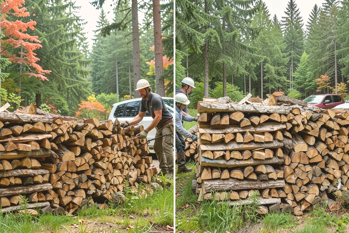 Storm Salvage Firewood in Mount Vernon, WA - Salvage suitable wood from storm-downed trees