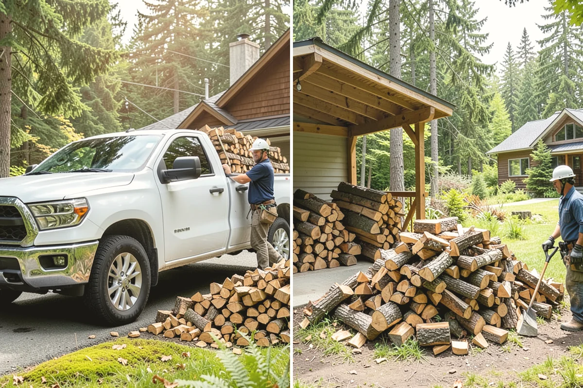 Storm Salvage Firewood in Mountlake Terrace, Snohomish County, WA - Salvage suitable wood from storm-downed trees