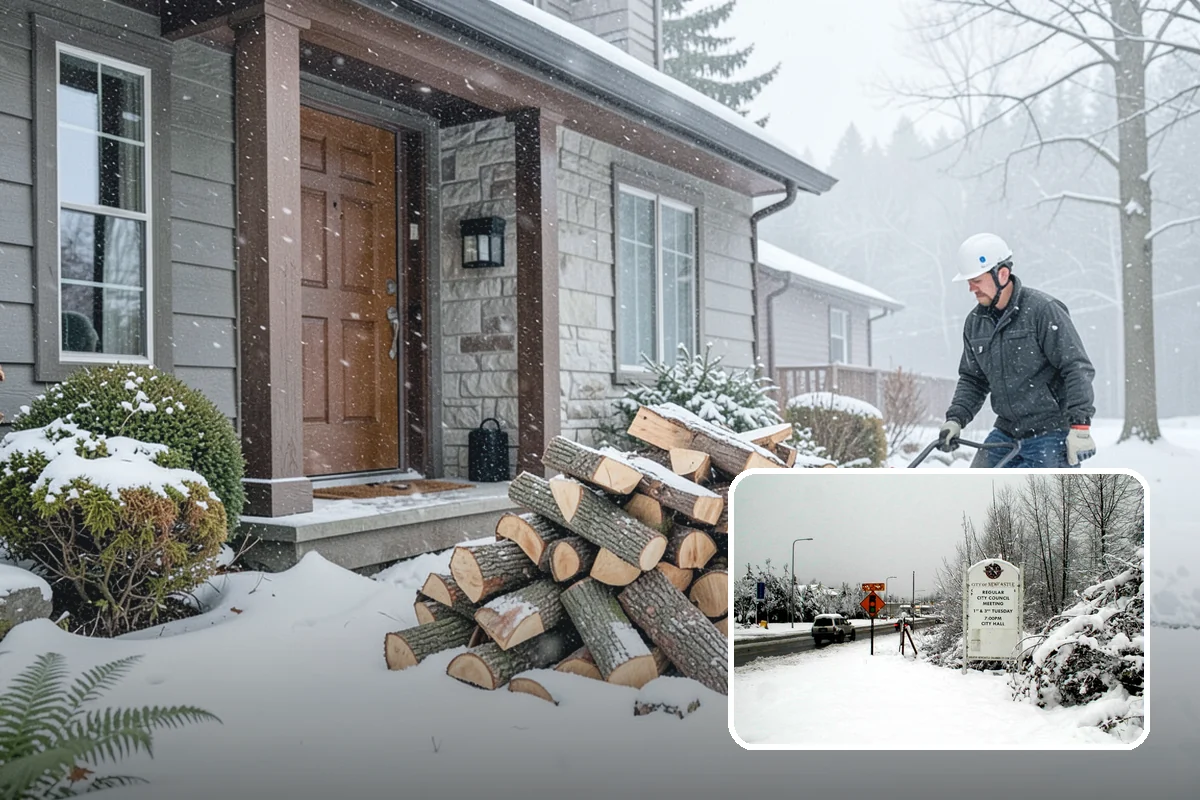 Storm Salvage Firewood in Newcastle, King County, WA - Turns storm-downed trees into usable firewood