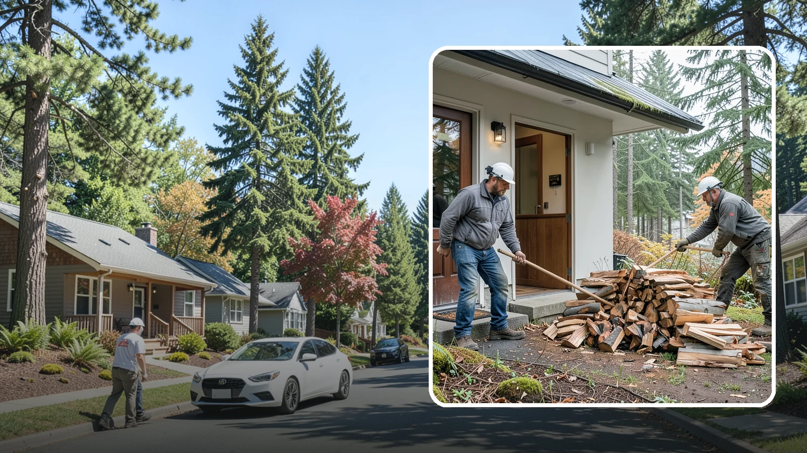 Storm Salvage Firewood in Orting, Pierce County, WA - We salvage wood from storm-downed trees across the Northwest and process it into firewood you can burn.