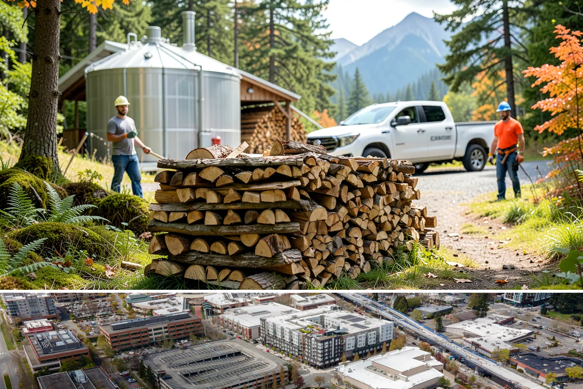 Storm Salvage Firewood in Redmond, King County, WA - Salvage supply peaks after fall and winter storm seasons, when downed wood is most plentiful for processing.