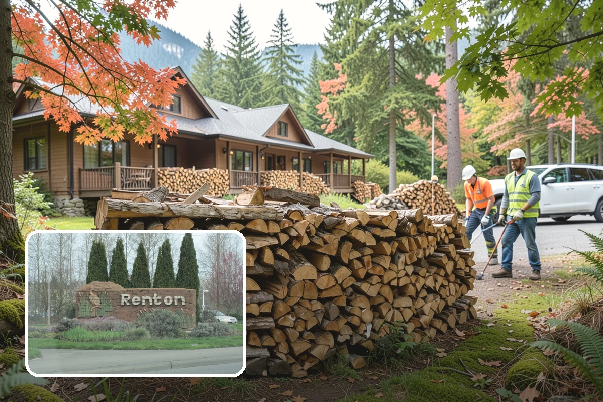 Storm Salvage Firewood in Renton, King County, WA - Turns storm-downed trees into usable firewood