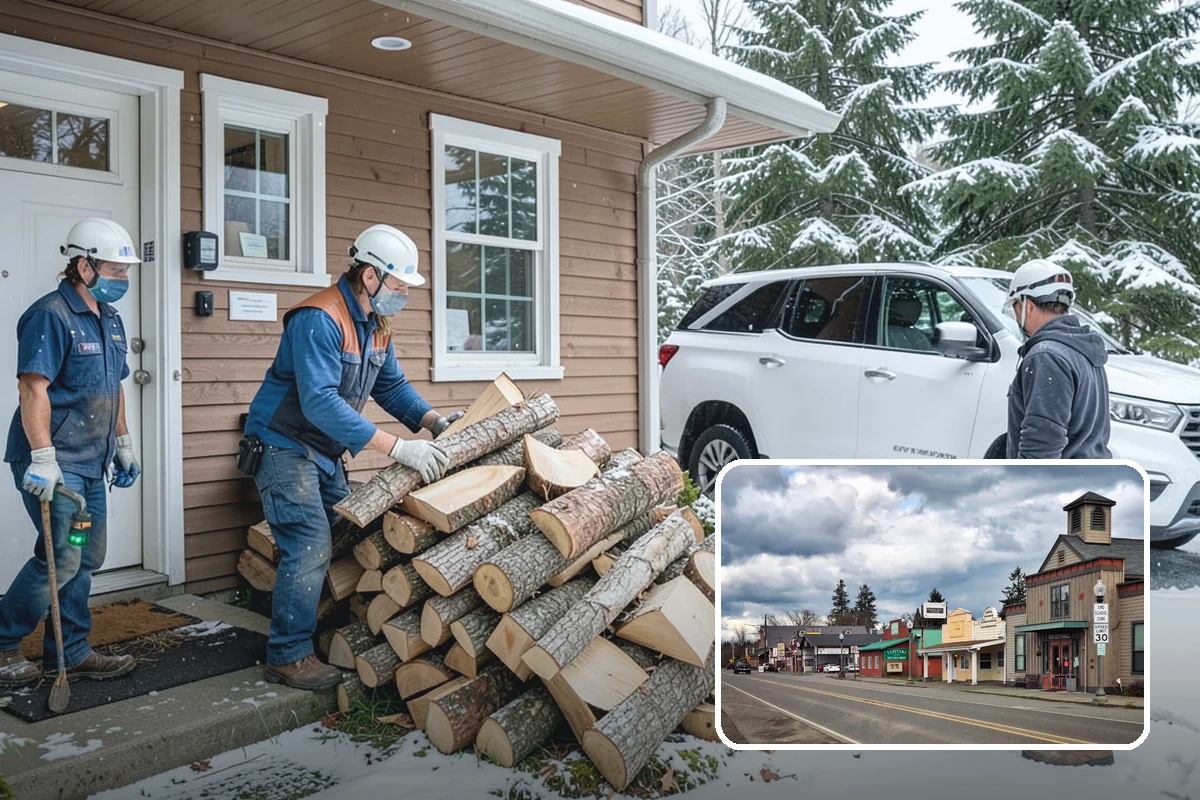 Storm Salvage Firewood in Roy, Pierce County, WA - Turns storm-downed trees into usable firewood
