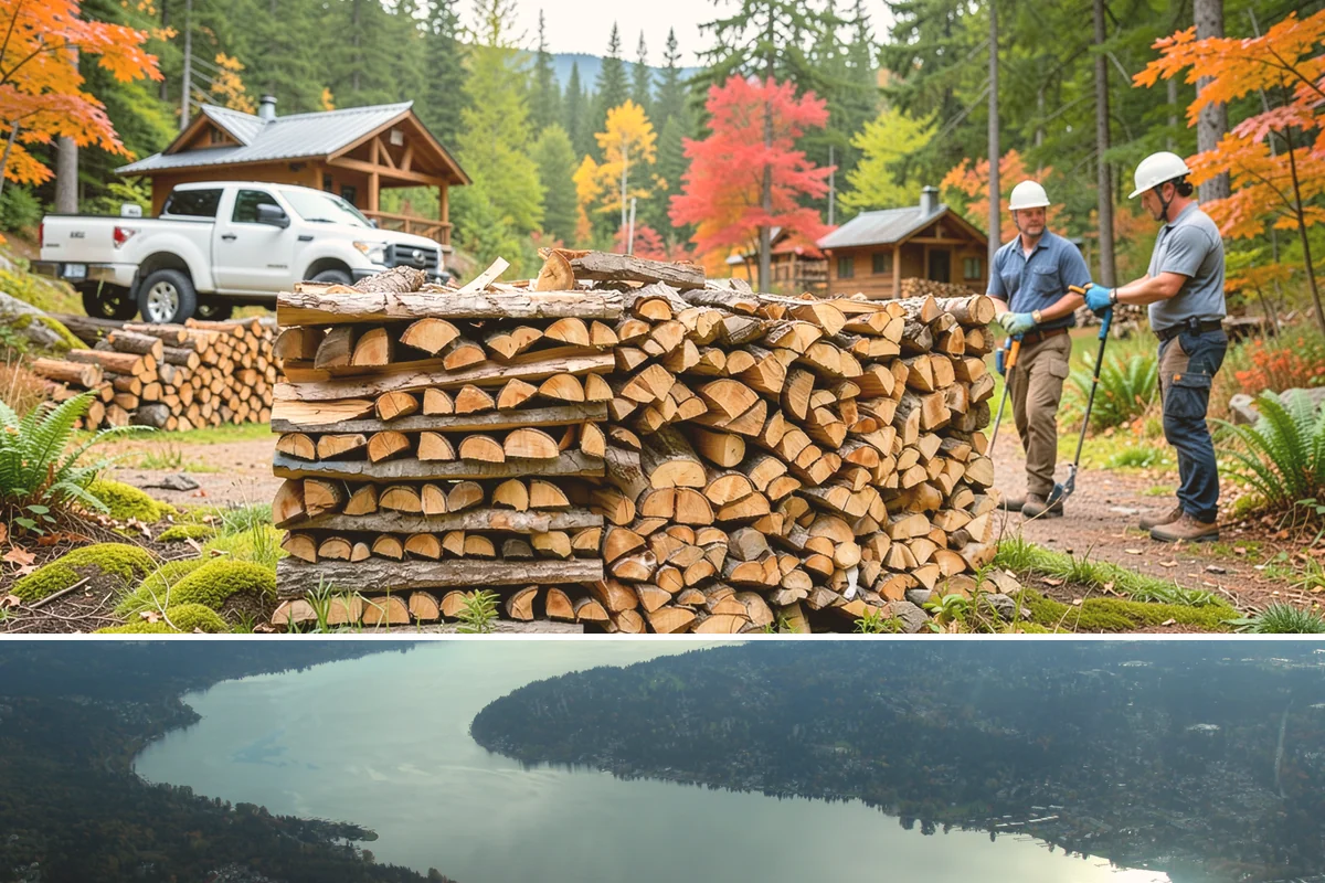 Storm Salvage Firewood in Sammamish, King County, WA - Salvage supply peaks after fall and winter storm seasons, when downed wood is most plentiful for processing.
