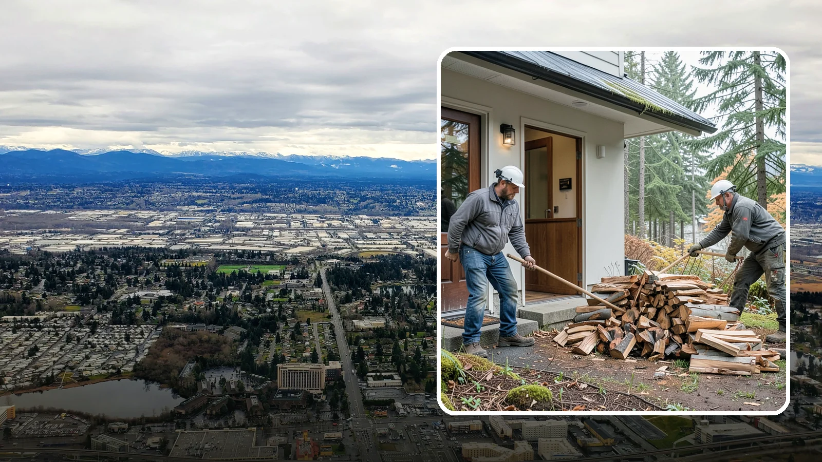 Storm Salvage Firewood in SeaTac, WA - We salvage wood from storm-downed trees across the Northwest and process it into firewood you can burn.
