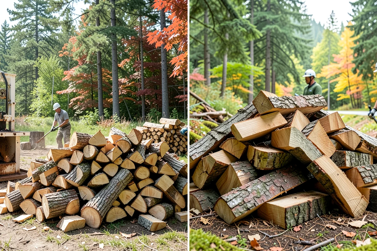 Storm Salvage Firewood in SeaTac, WA - Salvage suitable wood from storm-downed trees