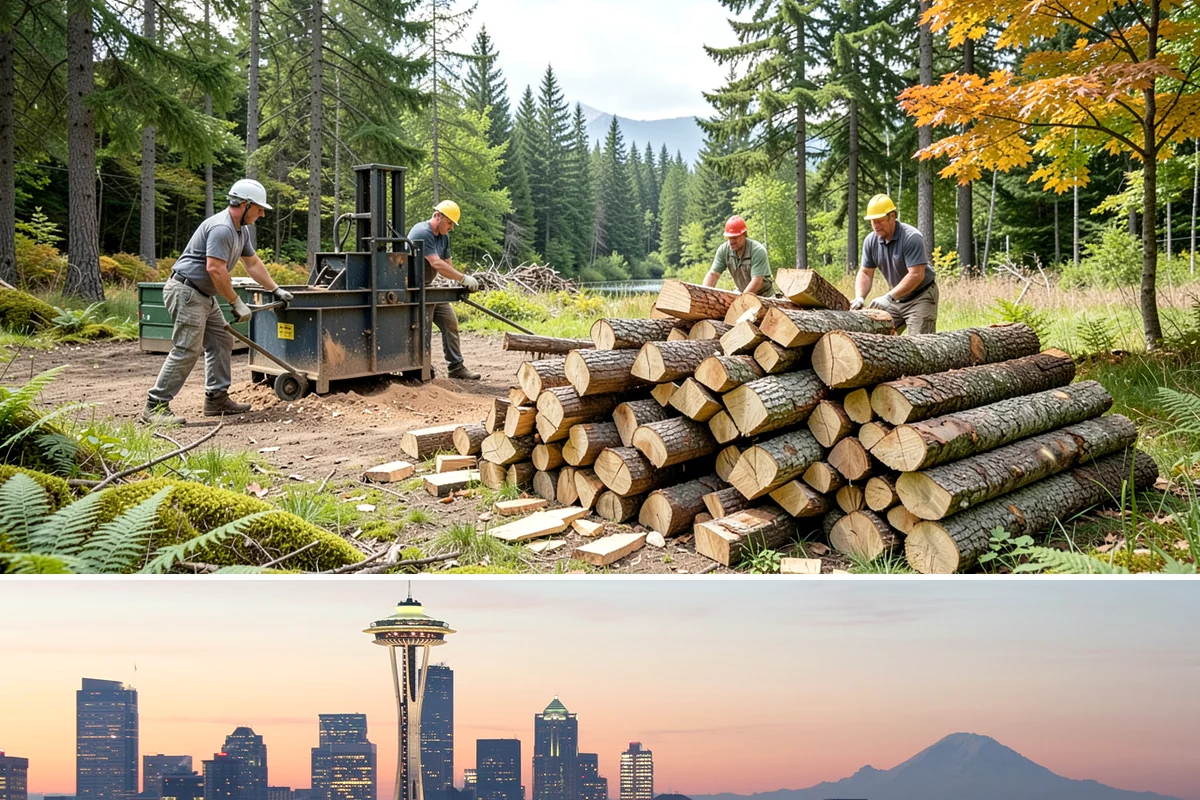 Storm Salvage Firewood in Seattle, King County, WA - Salvage supply peaks after fall and winter storm seasons, when downed wood is most plentiful for processing.