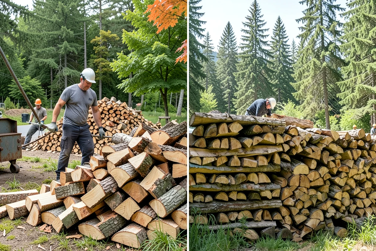 Storm Salvage Firewood in Sedro-Woolley, Skagit County, WA - Salvage suitable wood from storm-downed trees
