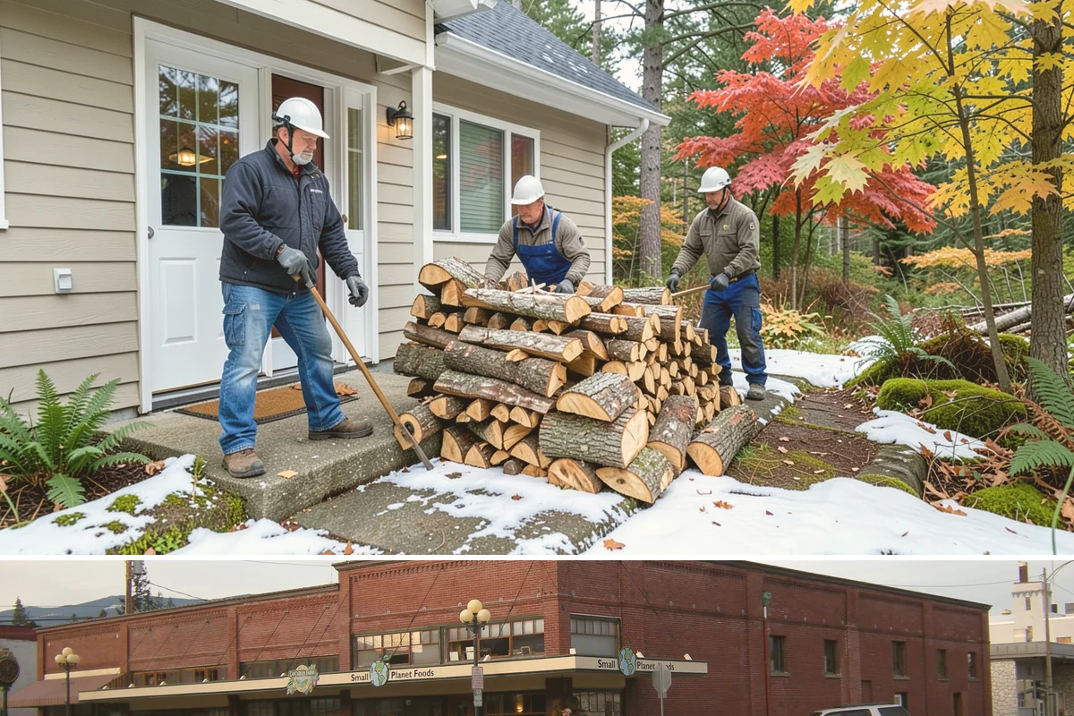 Storm Salvage Firewood in Sedro-Woolley, Skagit County, WA - Salvage supply peaks after fall and winter storm seasons, when downed wood is most plentiful for processing.