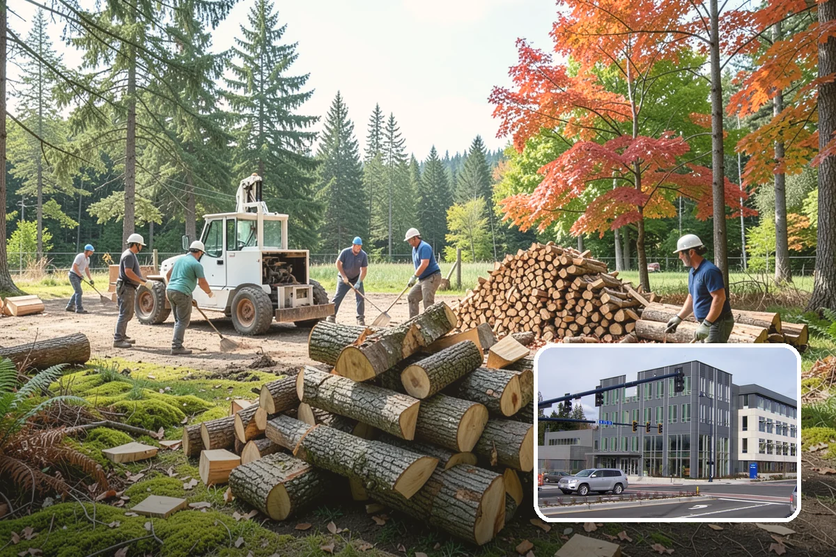 Storm Salvage Firewood in Shoreline, King County, WA - Turns storm-downed trees into usable firewood