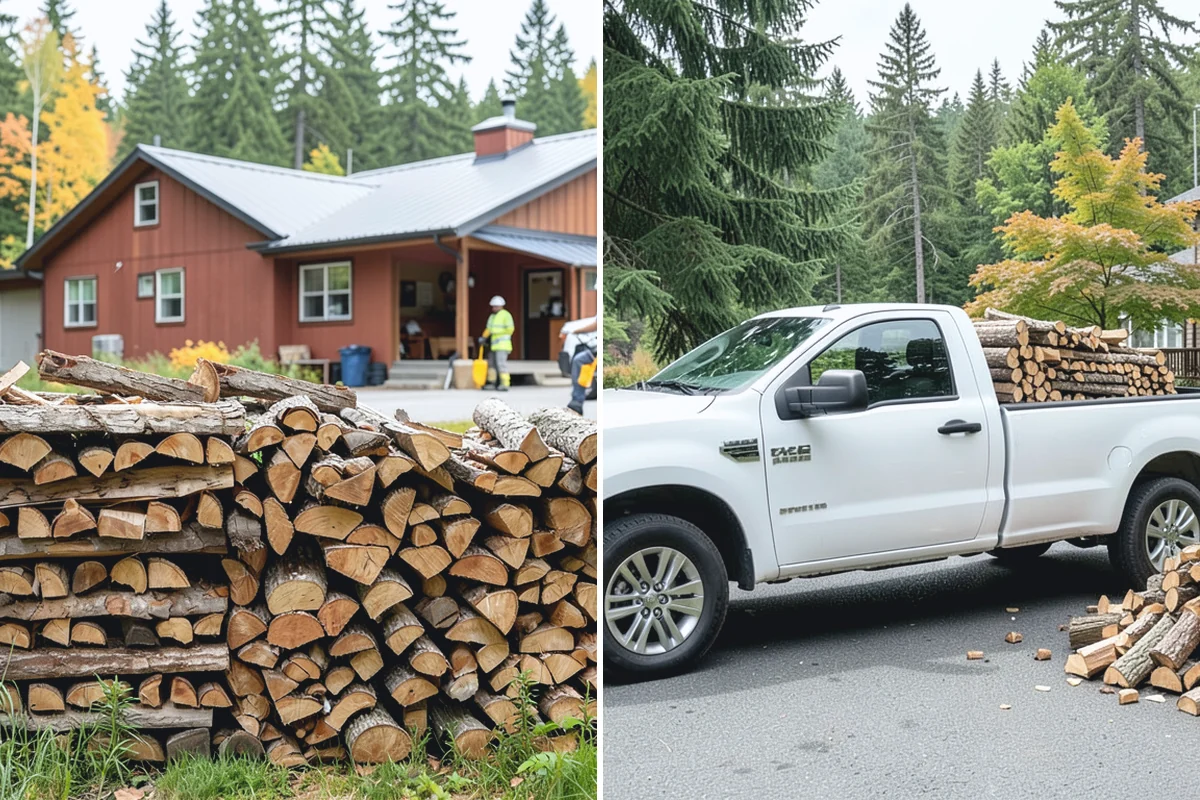 Storm Salvage Firewood in Skykomish, King County, WA - Salvage suitable wood from storm-downed trees