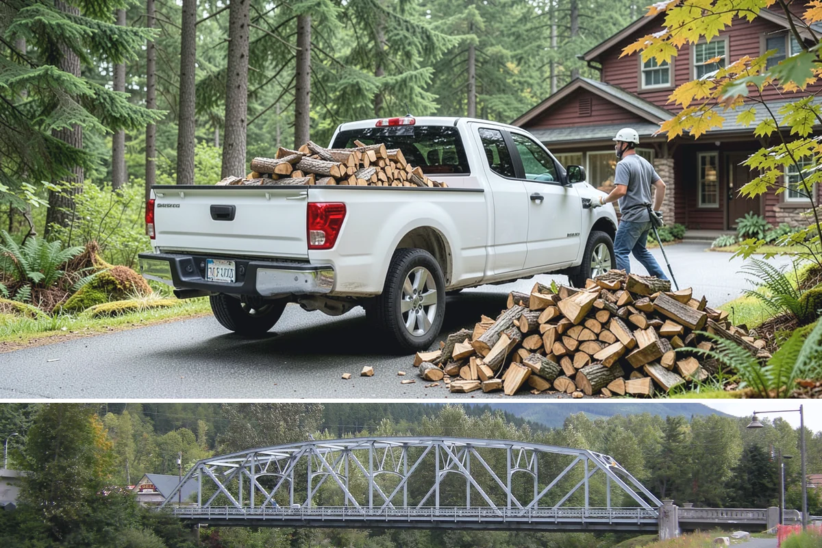 Storm Salvage Firewood in Skykomish, King County, WA - Salvage supply peaks after fall and winter storm seasons, when downed wood is most plentiful for processing.