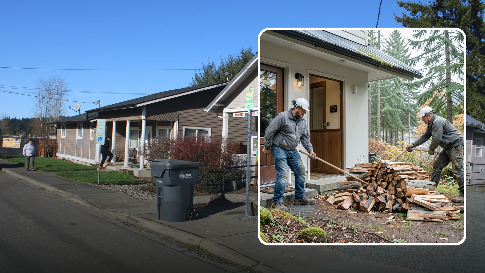 Storm Salvage Firewood in South Prairie, Pierce County, WA - We salvage wood from storm-downed trees across the Northwest and process it into firewood you can burn.